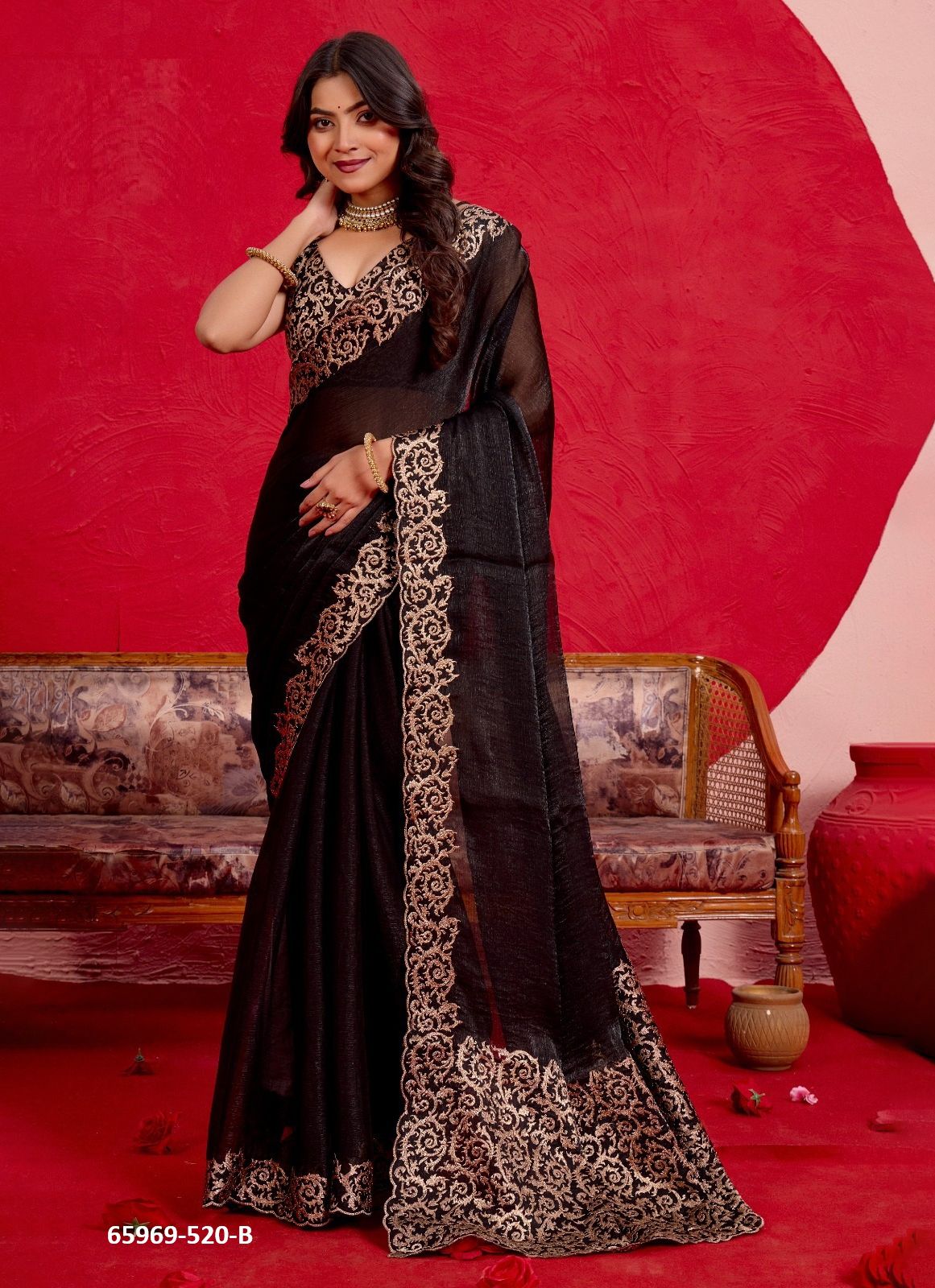 SERIES 520 - Catalog # 65969 (Set of 7 Sarees)