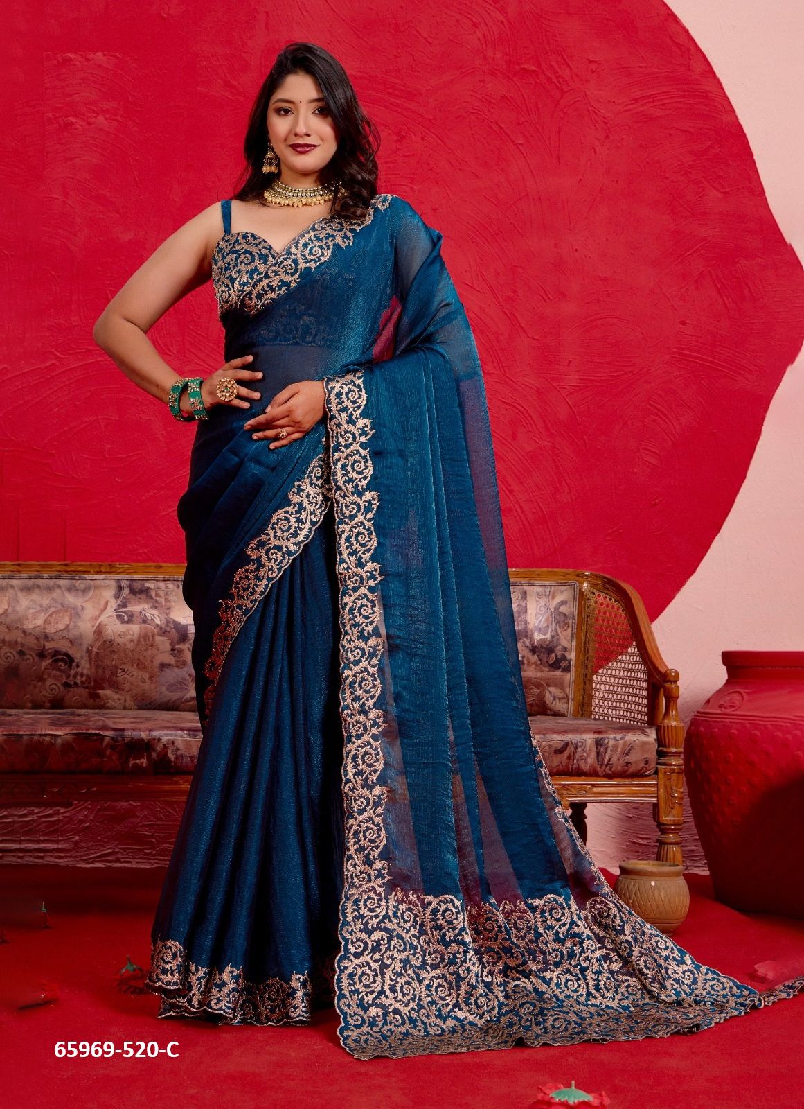 SERIES 520 - Catalog # 65969 (Set of 7 Sarees)