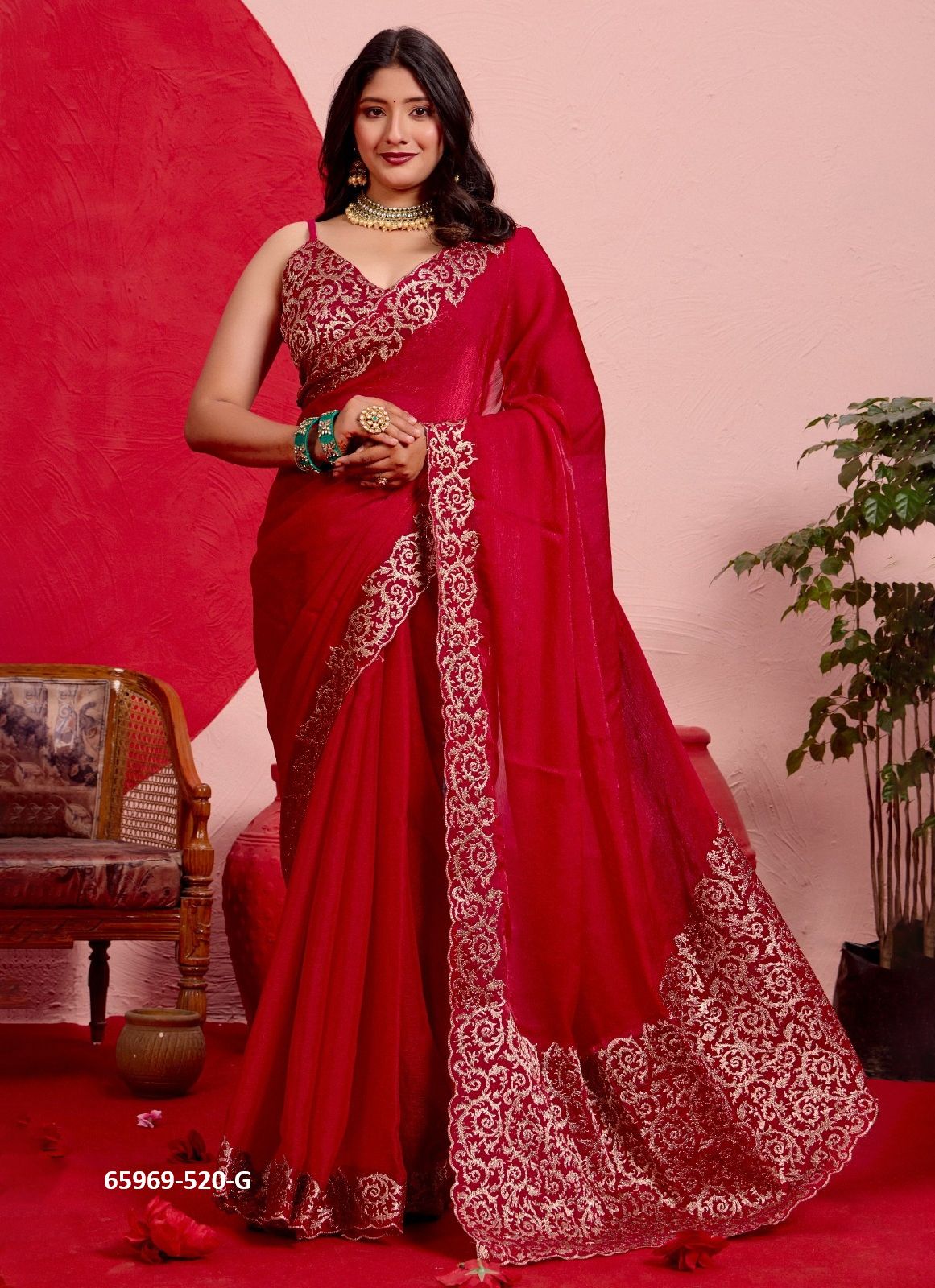 SERIES 520 - Catalog # 65969 (Set of 7 Sarees)