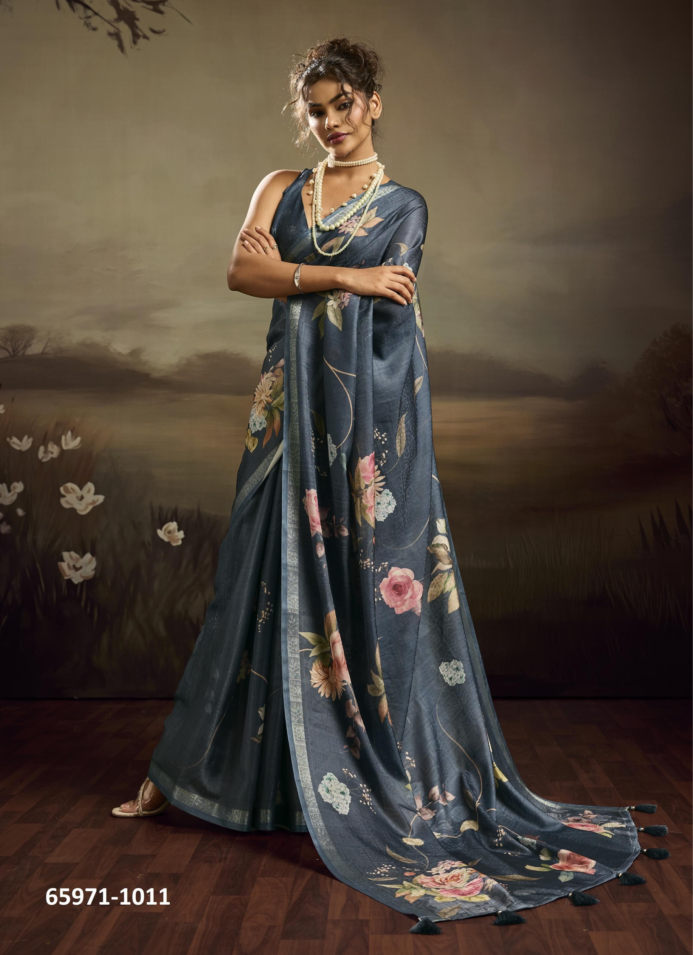 SIGNATURE - Catalog # 65971 (Set of 11 Sarees) SIGNATURE - Catalog # 65971 (Set of 11 Sarees)