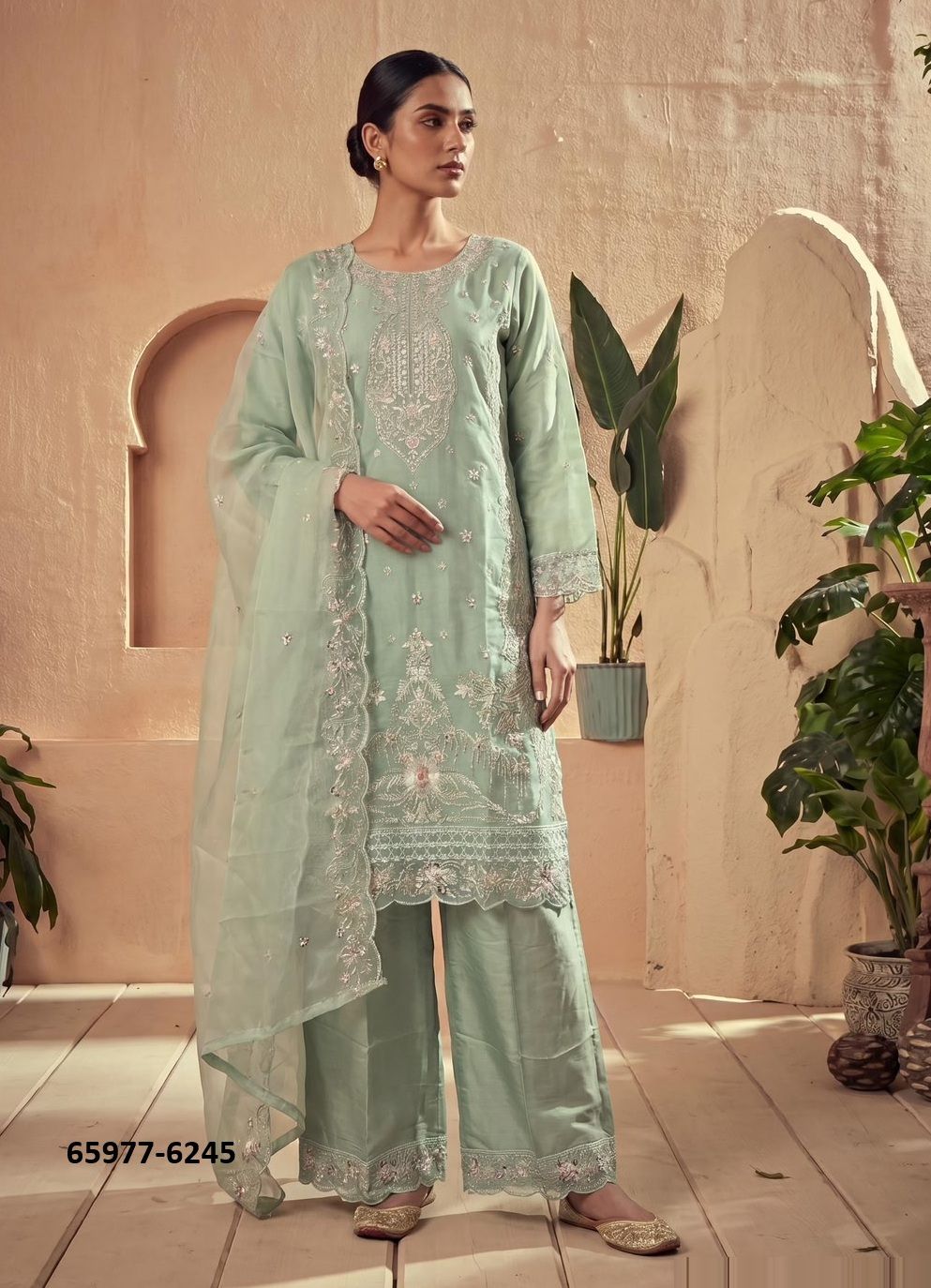 TVISHA 2 - Catalog # 65977 (Set of 3 Readymade Salwar Suits)