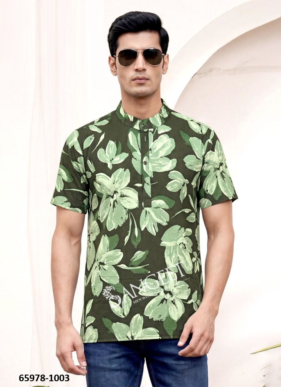 MUMBAI PRINT PATTERN - Catalog # 65978 (Set of 4 Men's Ethnic Wear) MUMBAI PRINT PATTERN - Catalog # 65978 (Set of 4 Men's Ethnic Wear)