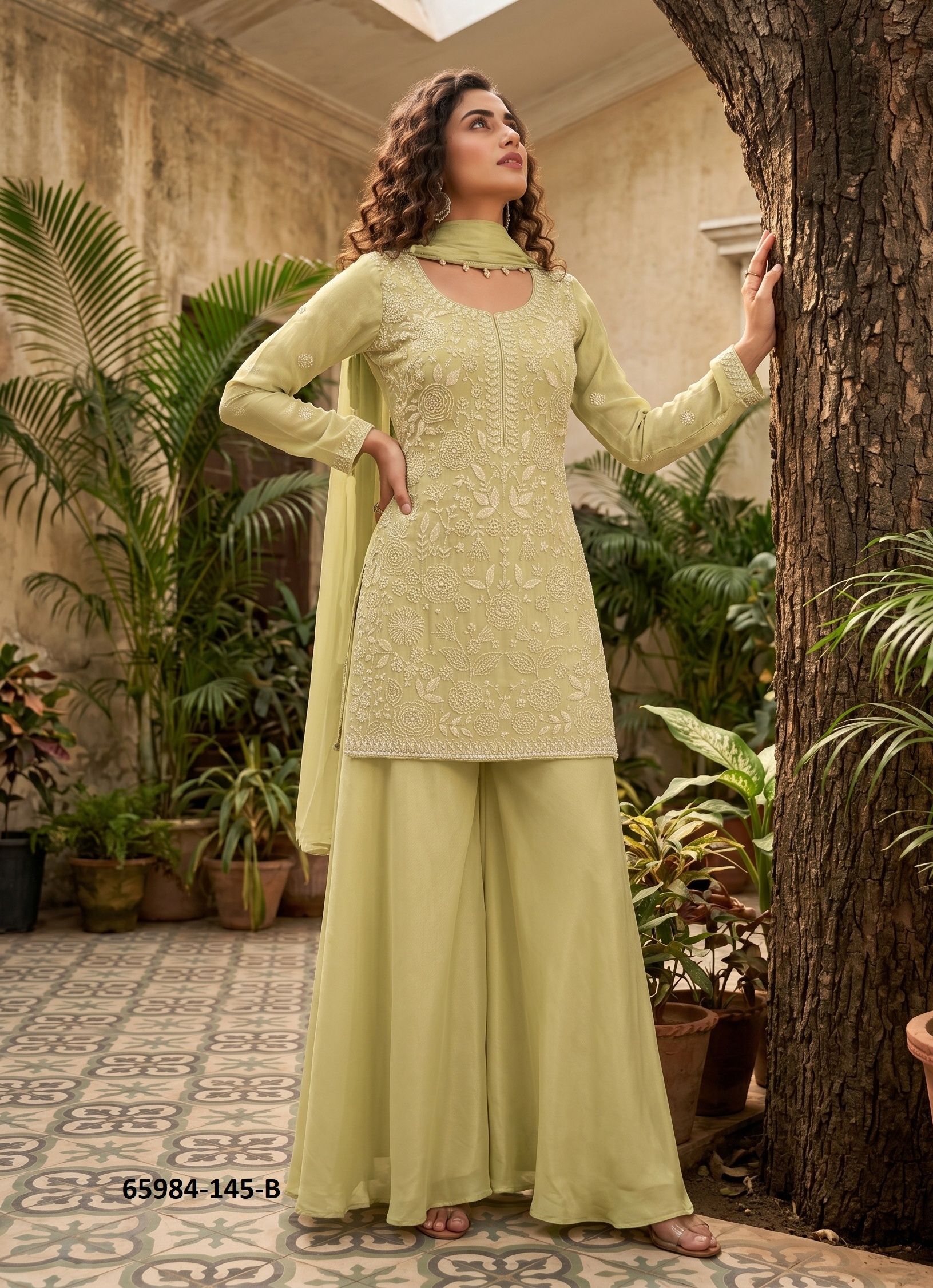 DAISY - Catalog # 65984 (Set of 3 Readymade Salwar Suits)