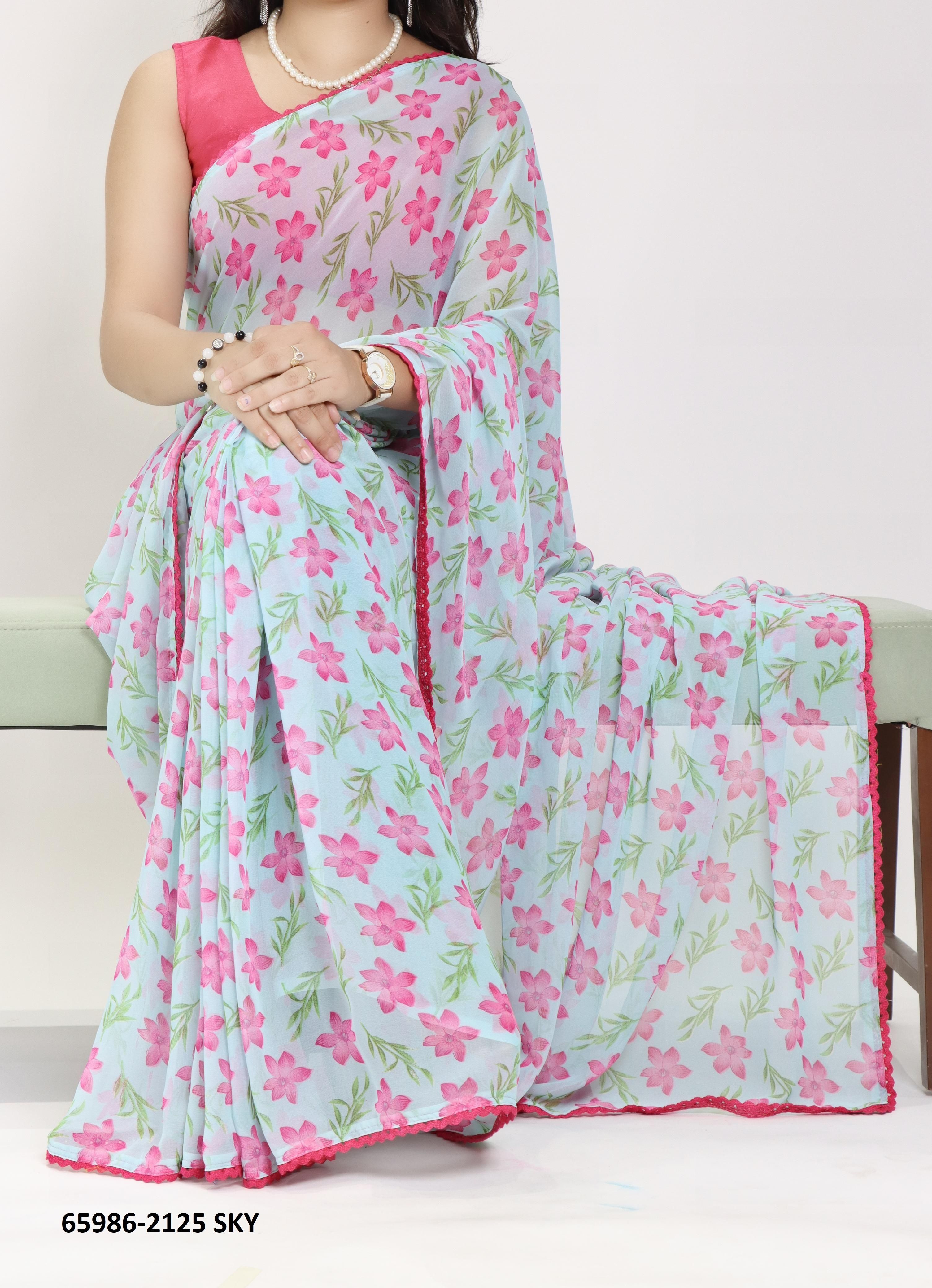 SERIES 2126 - Catalog # 65986 (Set of 2 Sarees)