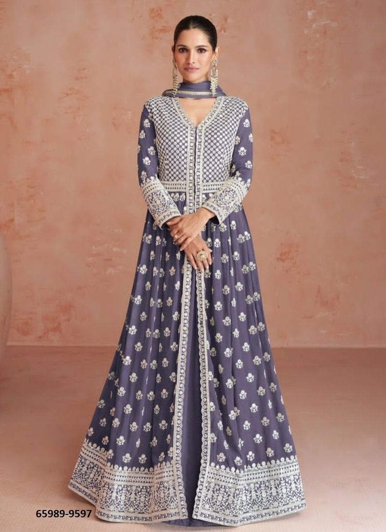 ORCHID - Catalog # 65989 (Set of 5 Readymade Salwar Suits) ORCHID - Catalog # 65989 (Set of 5 Readymade Salwar Suits)