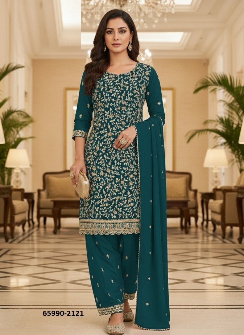 SERIES 2119 - Catalog # 65990 (Set of 3 Semi-Stitched / Un-Stitched Suits)