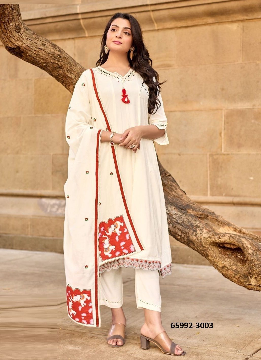SAIRAA - Catalog # 65992 (Set of 6 Readymade Salwar Suits)