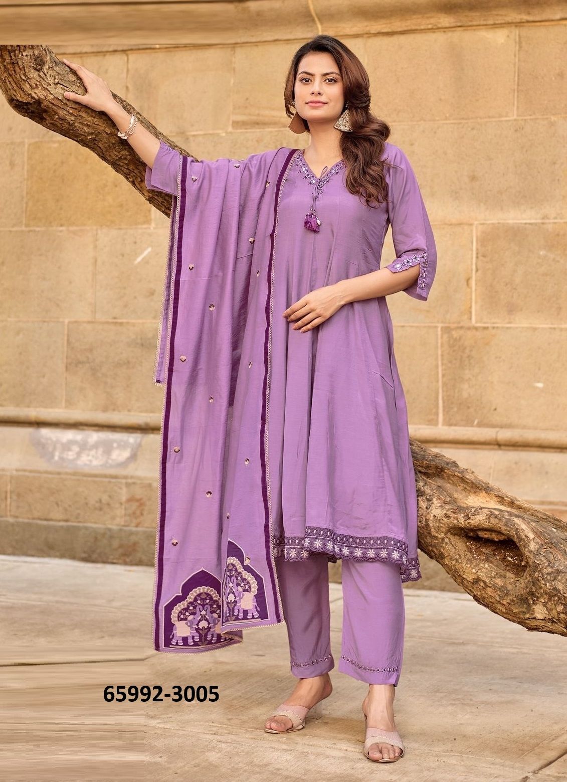 SAIRAA - Catalog # 65992 (Set of 6 Readymade Salwar Suits)