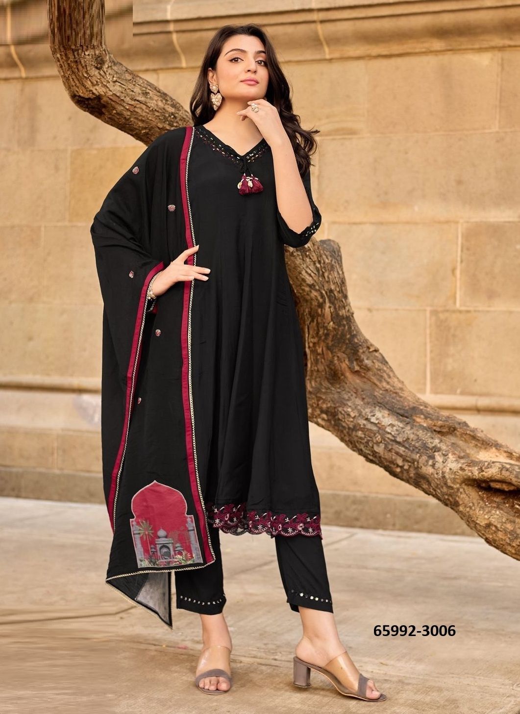 SAIRAA - Catalog # 65992 (Set of 6 Readymade Salwar Suits)