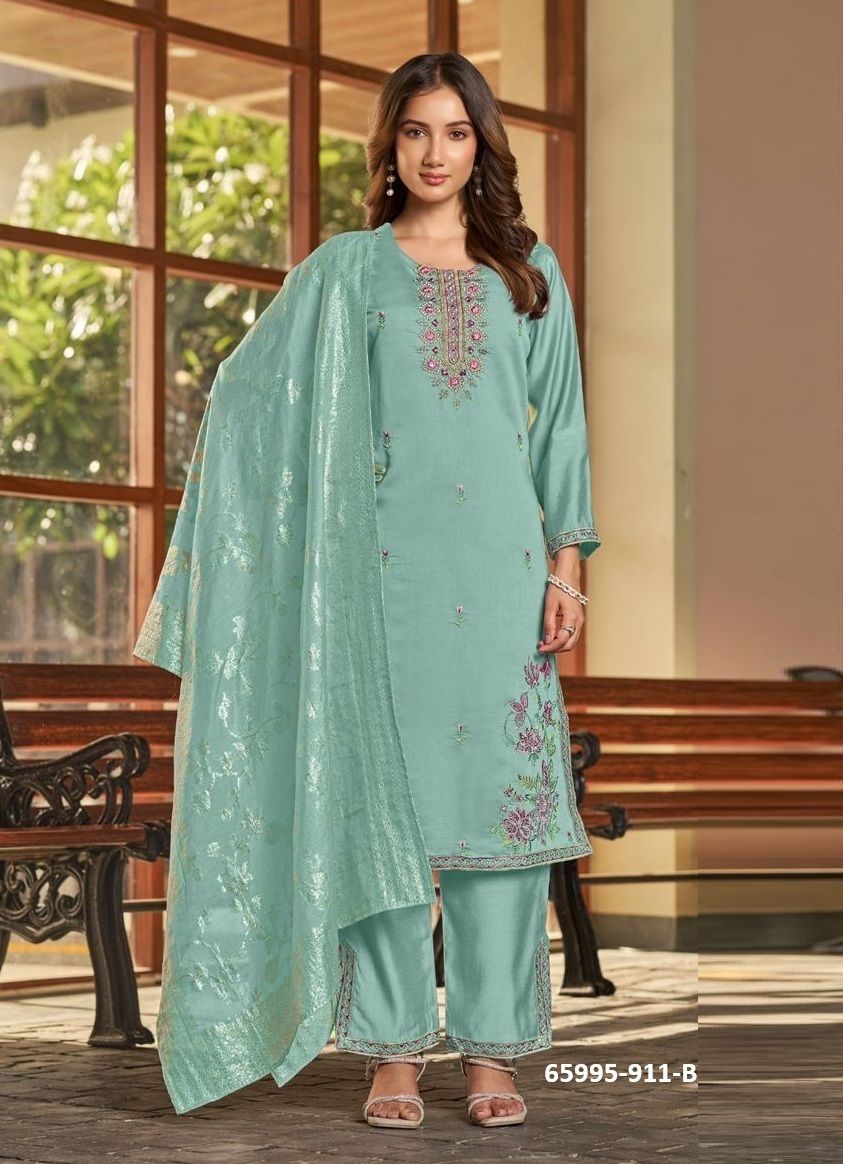 SAMEERA - Catalog # 65995 (Set of 4 Readymade Salwar Suits)