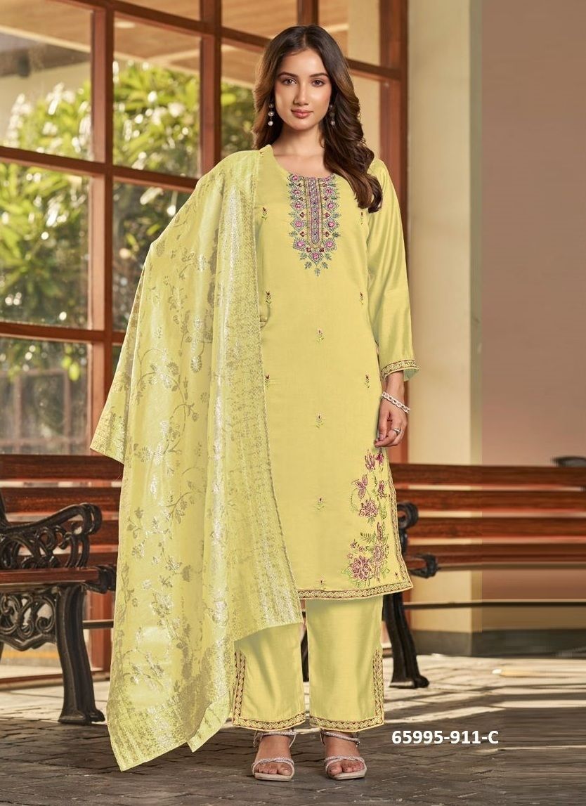 SAMEERA - Catalog # 65995 (Set of 4 Readymade Salwar Suits)