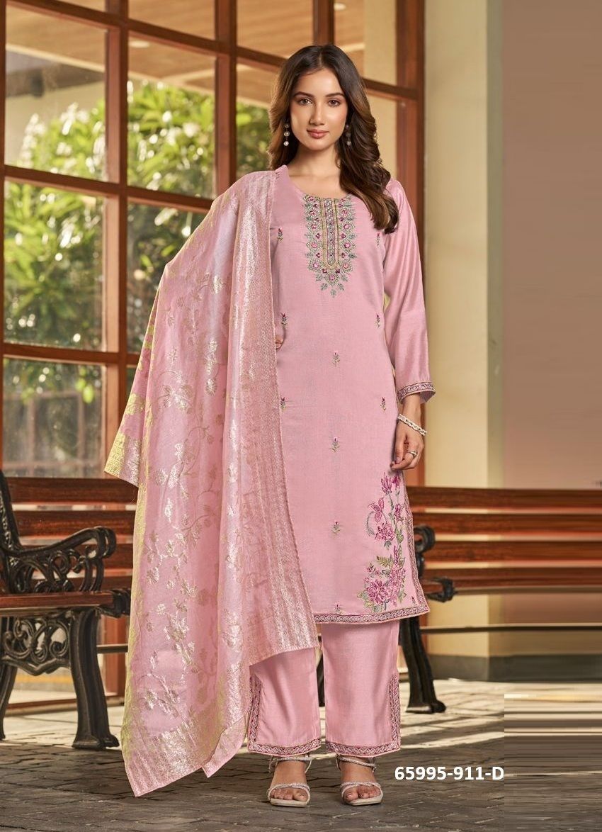 SAMEERA - Catalog # 65995 (Set of 4 Readymade Salwar Suits)