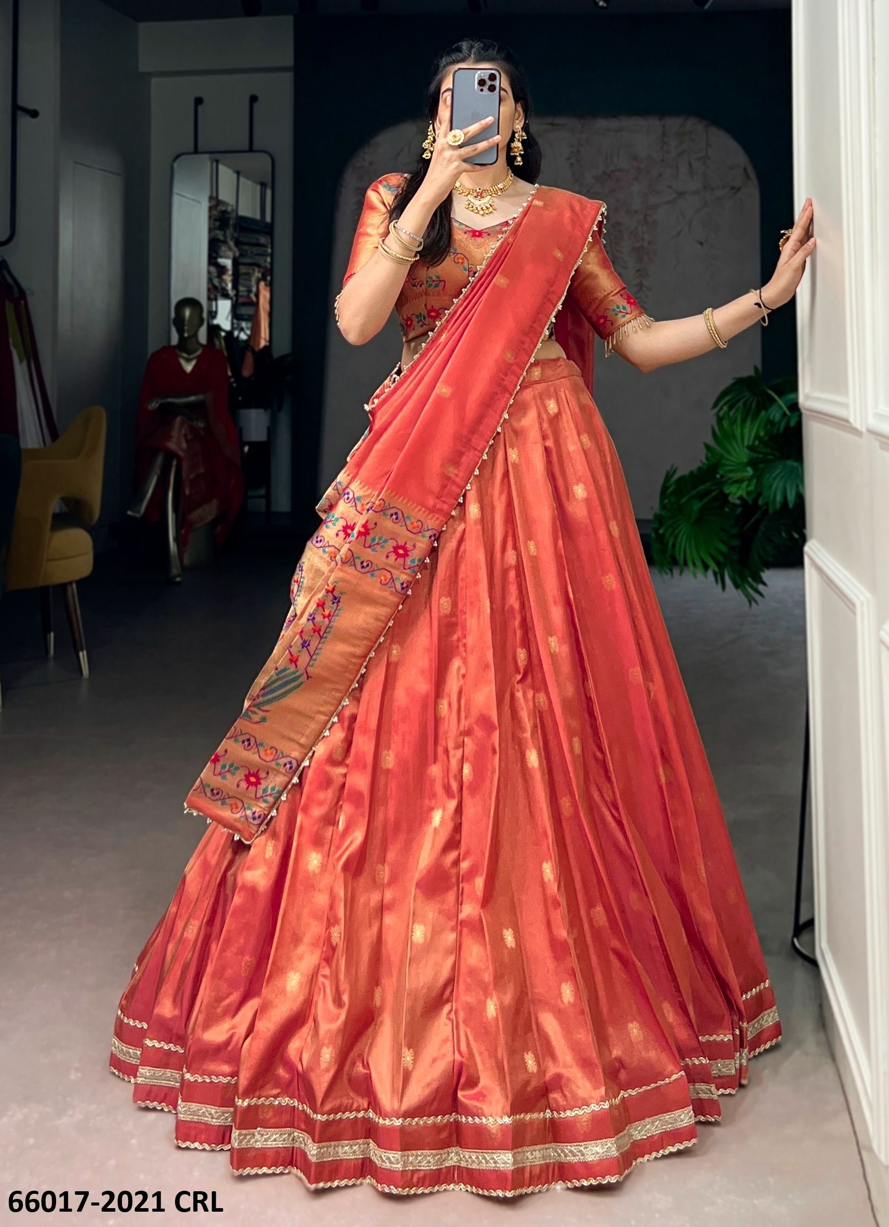 SERIES 2021 - Catalog # 66017 (Set of 3 Semi-Stitched Lehengas) SERIES 2021 - Catalog # 66017 (Set of 3 Semi-Stitched Lehengas)