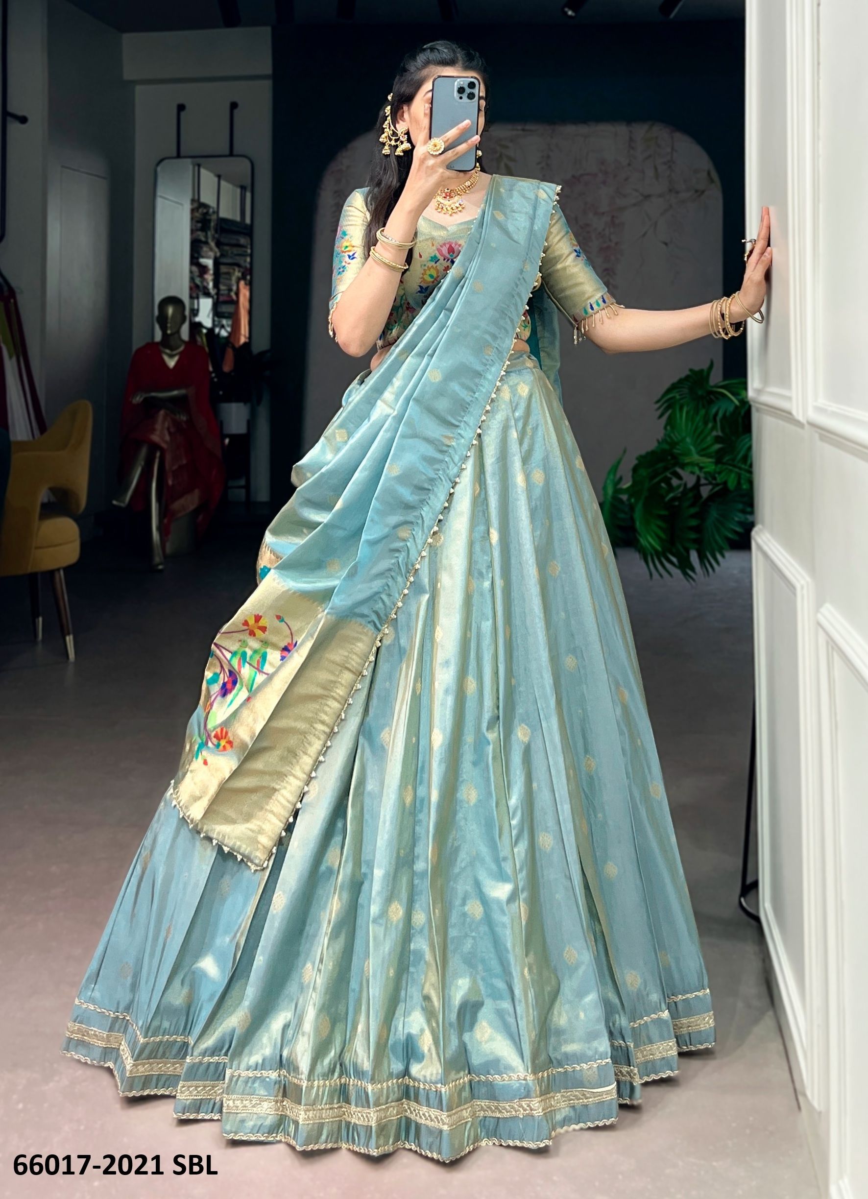 SERIES 2021 - Catalog # 66017 (Set of 3 Semi-Stitched Lehengas) SERIES 2021 - Catalog # 66017 (Set of 3 Semi-Stitched Lehengas)
