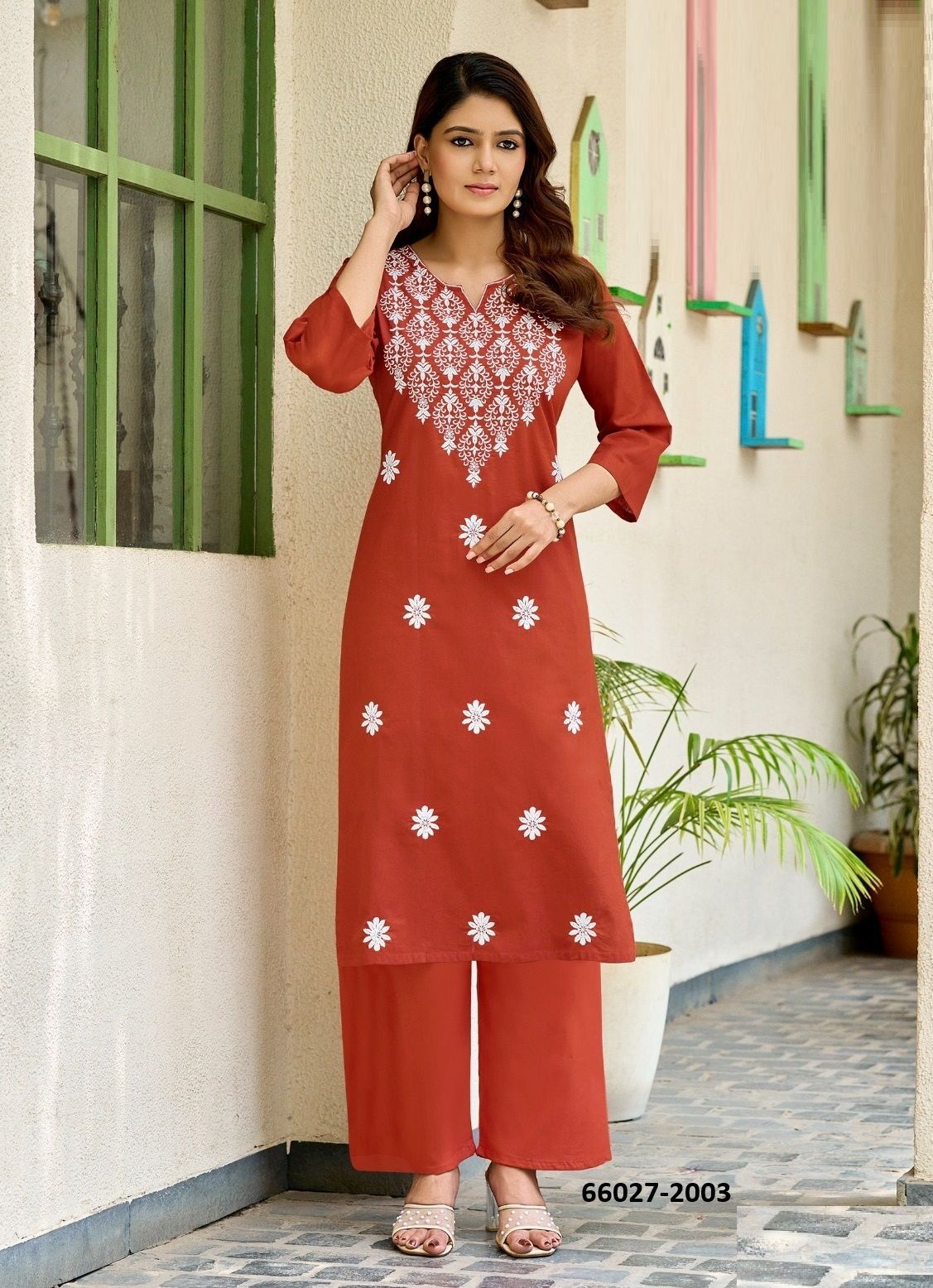 LUCKNOWI 2 - Catalog # 66027 (Set of 8 Tops With Bottoms) LUCKNOWI 2 - Catalog # 66027 (Set of 8 Tops With Bottoms)