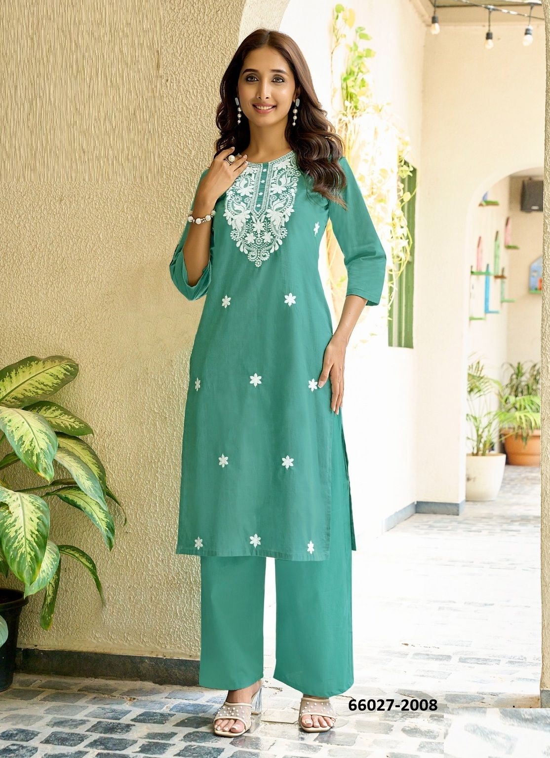 LUCKNOWI 2 - Catalog # 66027 (Set of 8 Tops With Bottoms) LUCKNOWI 2 - Catalog # 66027 (Set of 8 Tops With Bottoms)