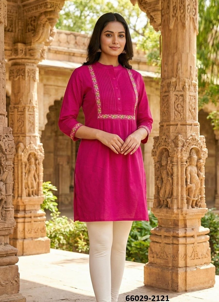 TOPS EMBROIDERY - Catalog # 66029 (Set of 5 Readymade Women's Kurtis / Tops) TOPS EMBROIDERY - Catalog # 66029 (Set of 5 Readymade Women's Kurtis / Tops)
