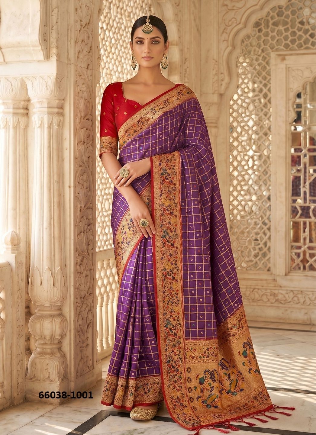 KALANIDHI SILK - Catalog # 66038 (Set of 6 Sarees) KALANIDHI SILK - Catalog # 66038 (Set of 6 Sarees)