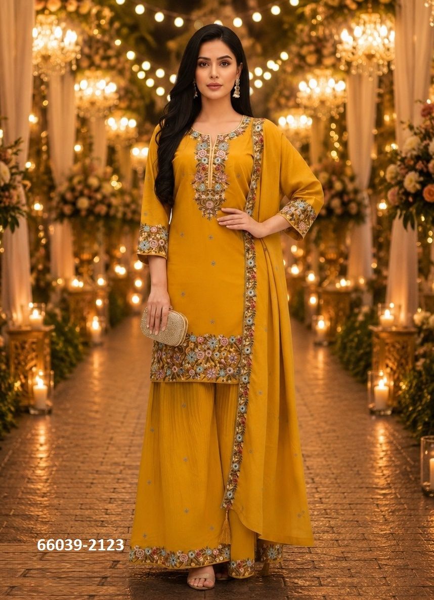 SERIES 2122 - Catalog # 66039 (Set of 4 Readymade Salwar Suits)