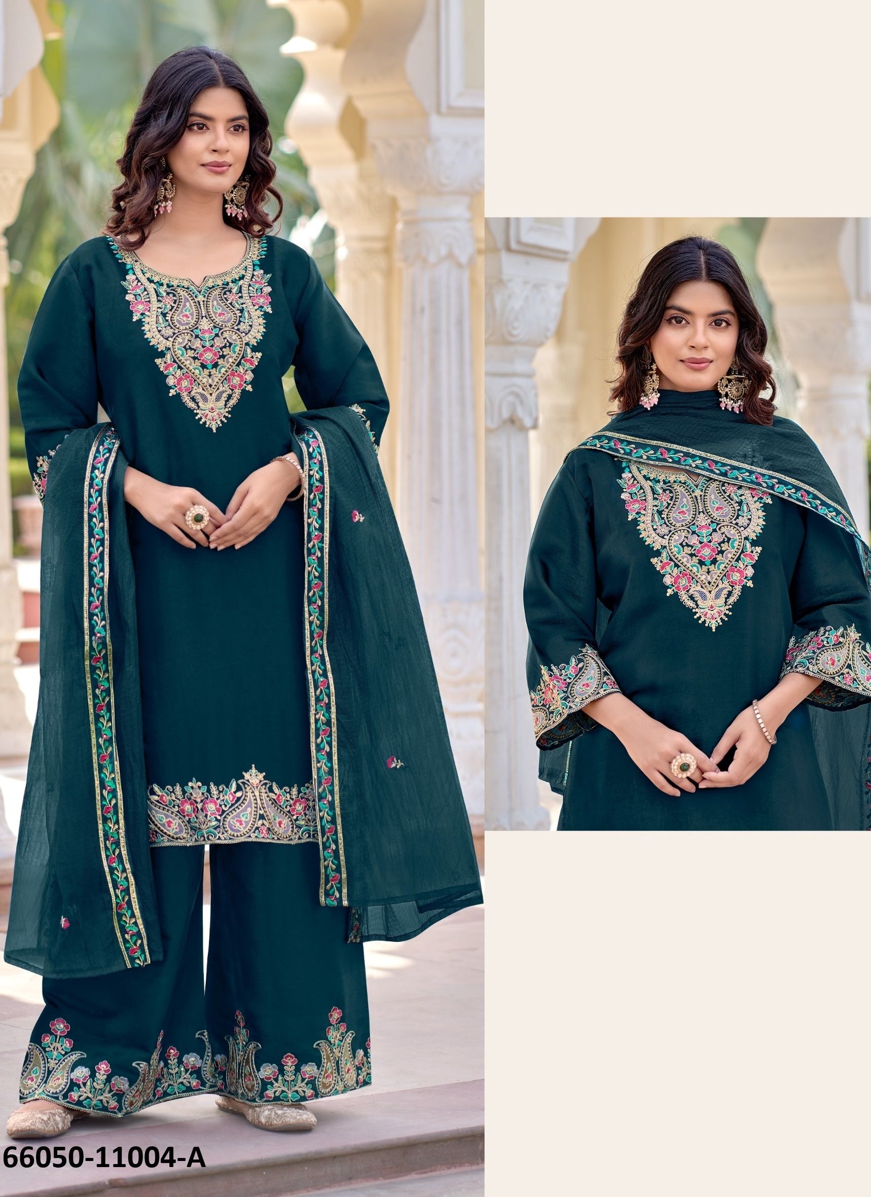 FARSHI SERIES 11004 - Catalog # 66050 (Set of 4 Readymade Salwar Suits) FARSHI SERIES 11004 - Catalog # 66050 (Set of 4 Readymade Salwar Suits)