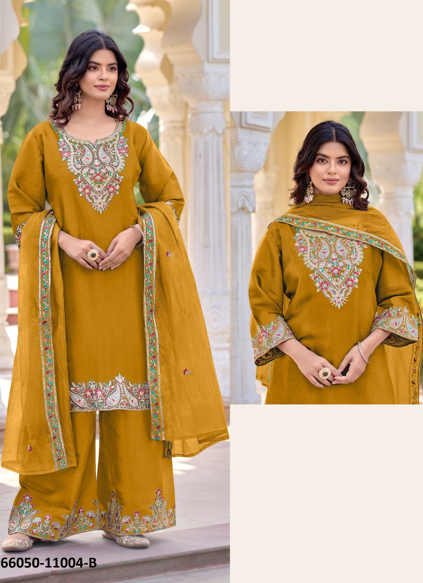 FARSHI SERIES 11004 - Catalog # 66050 (Set of 4 Readymade Salwar Suits) FARSHI SERIES 11004 - Catalog # 66050 (Set of 4 Readymade Salwar Suits)