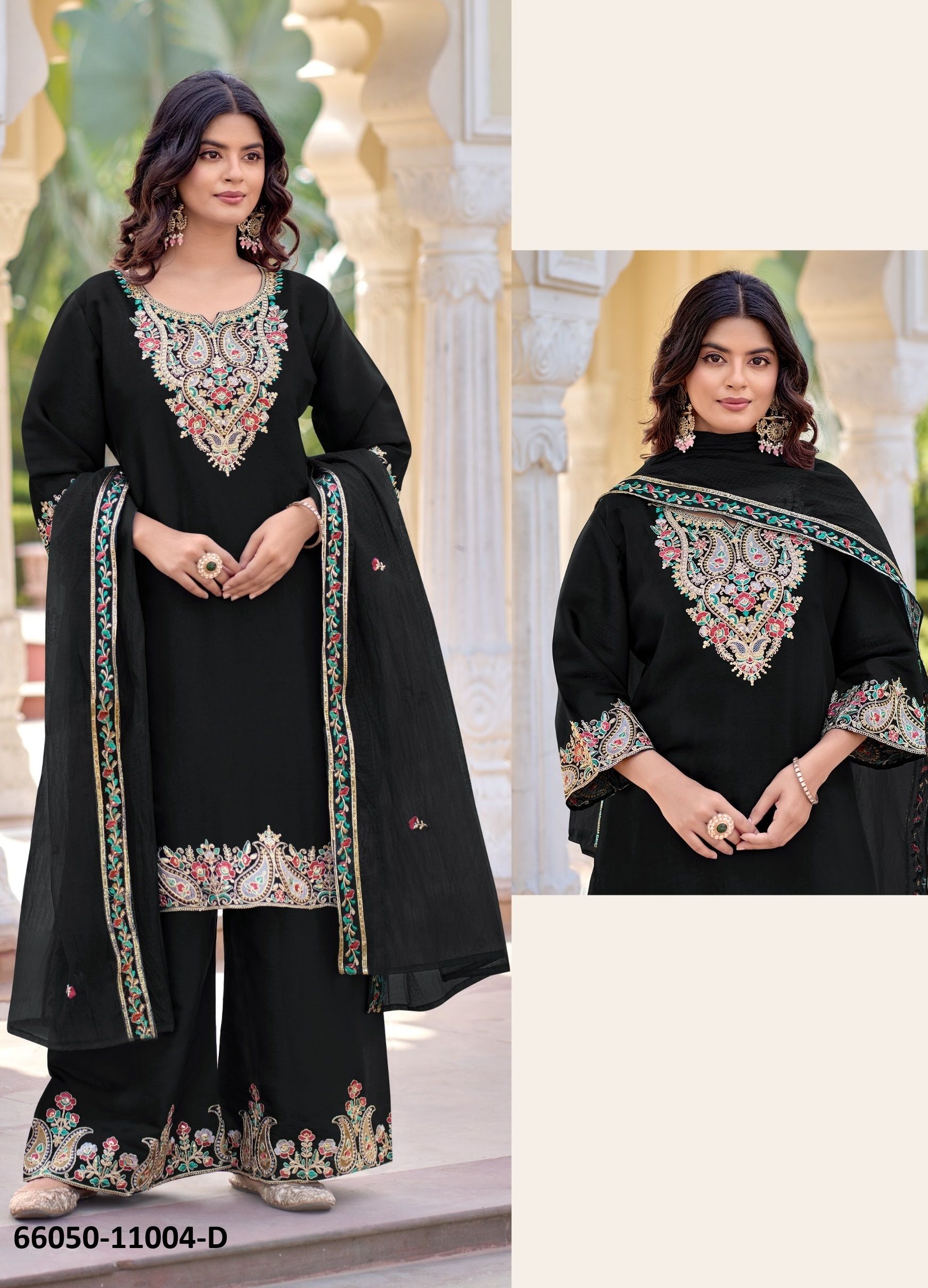 FARSHI SERIES 11004 - Catalog # 66050 (Set of 4 Readymade Salwar Suits) FARSHI SERIES 11004 - Catalog # 66050 (Set of 4 Readymade Salwar Suits)