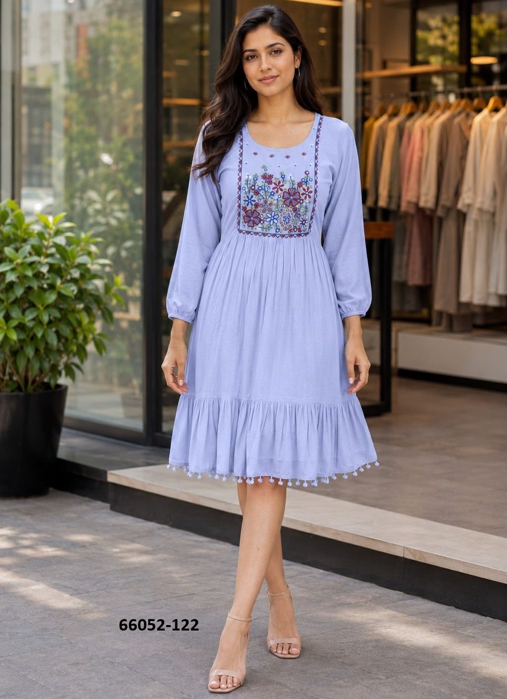 RCB EDITION - Catalog # 66052 (Set of 6 Readymade Women's Kurtis / Tops) RCB EDITION - Catalog # 66052 (Set of 6 Readymade Women's Kurtis / Tops)