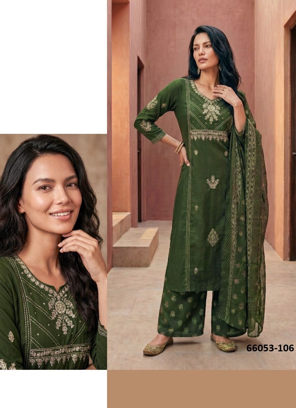 COTTON ZULFI - Catalog # 66053 (Set of 6 Readymade Salwar Suits) COTTON ZULFI - Catalog # 66053 (Set of 6 Readymade Salwar Suits)