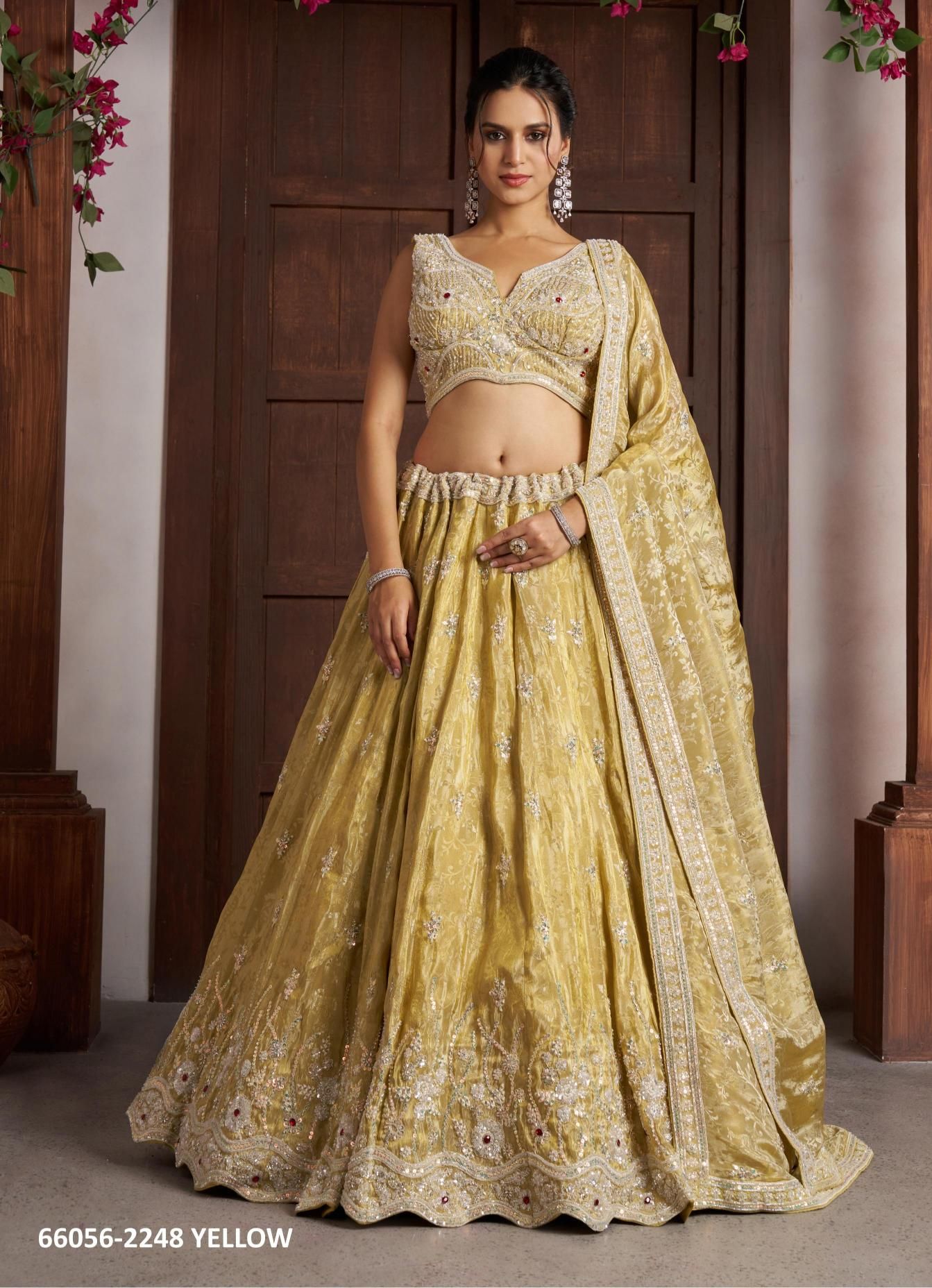 SERIES 2248 - Catalog # 66056 (Set of 2 Semi-Stitched Lehengas) SERIES 2248 - Catalog # 66056 (Set of 2 Semi-Stitched Lehengas)