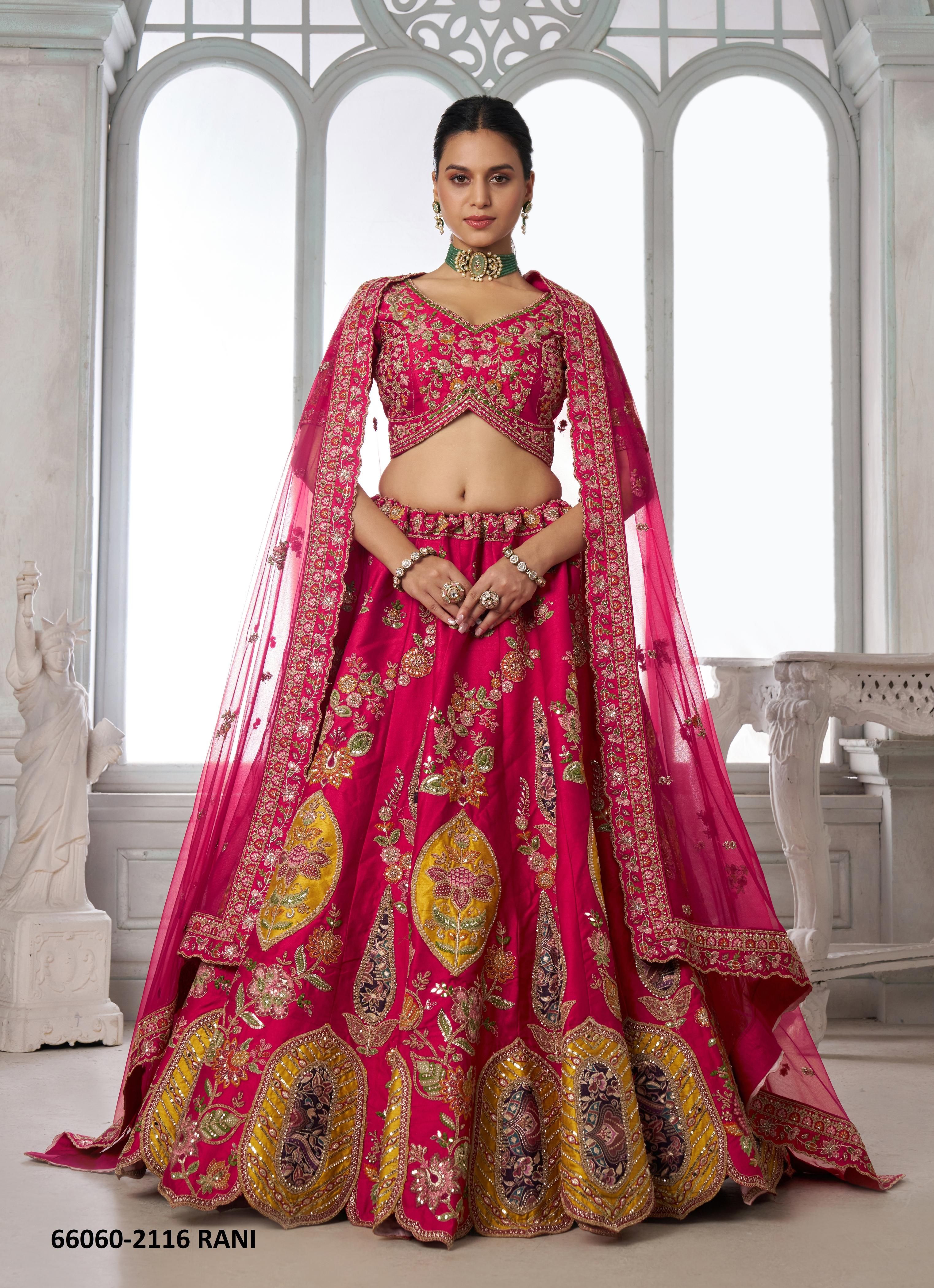 SERIES 2116 - Catalog # 66060 (Set of 2 Semi-Stitched Lehengas) SERIES 2116 - Catalog # 66060 (Set of 2 Semi-Stitched Lehengas)