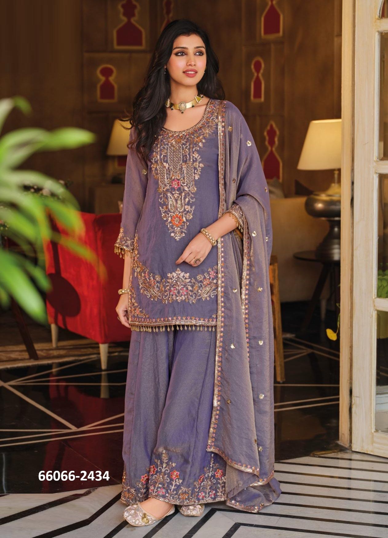 SOFIYA - Catalog # 66066 (Set of 2 Readymade Salwar Suits) SOFIYA - Catalog # 66066 (Set of 2 Readymade Salwar Suits)