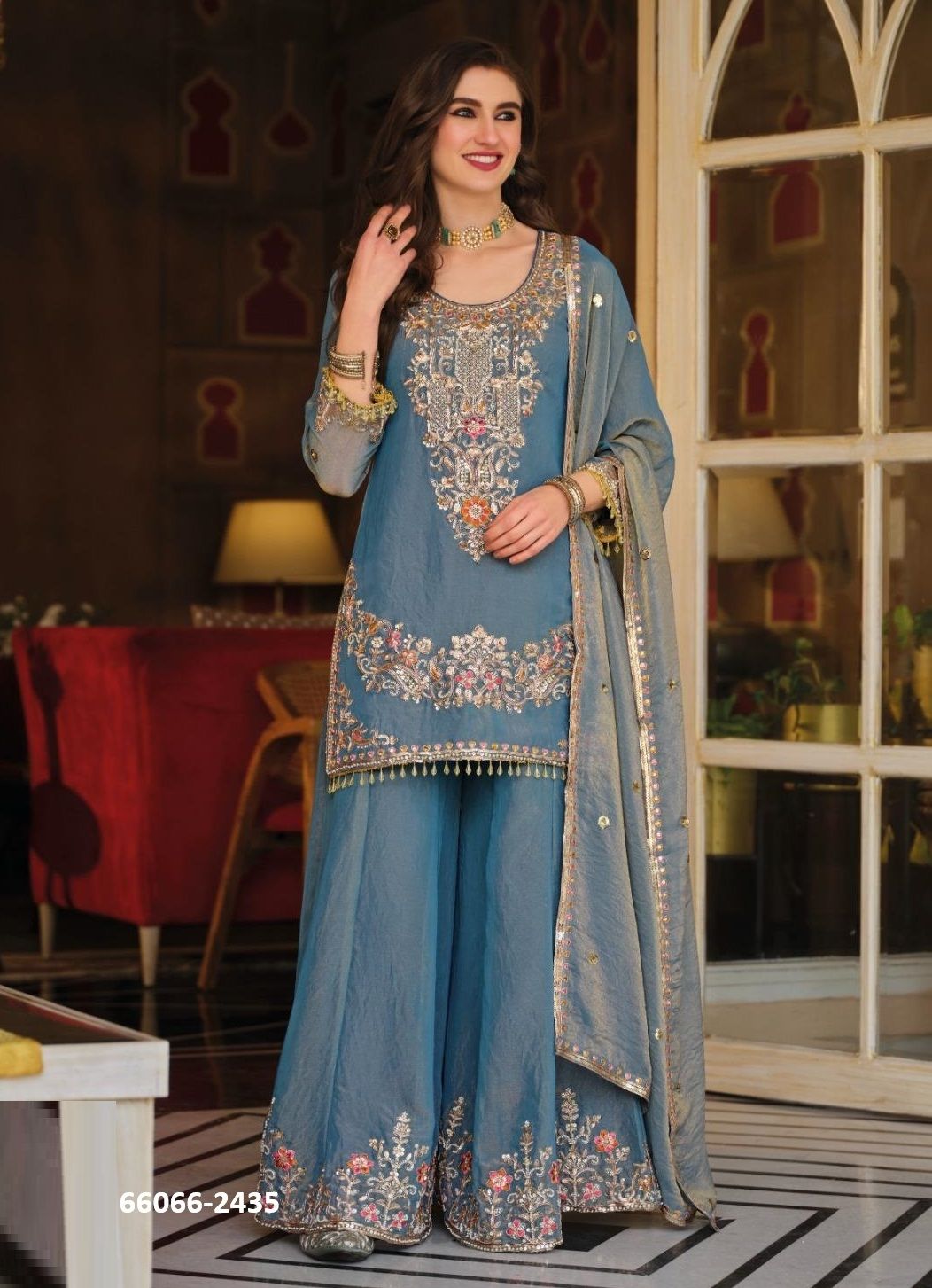 SOFIYA - Catalog # 66066 (Set of 2 Readymade Salwar Suits) SOFIYA - Catalog # 66066 (Set of 2 Readymade Salwar Suits)