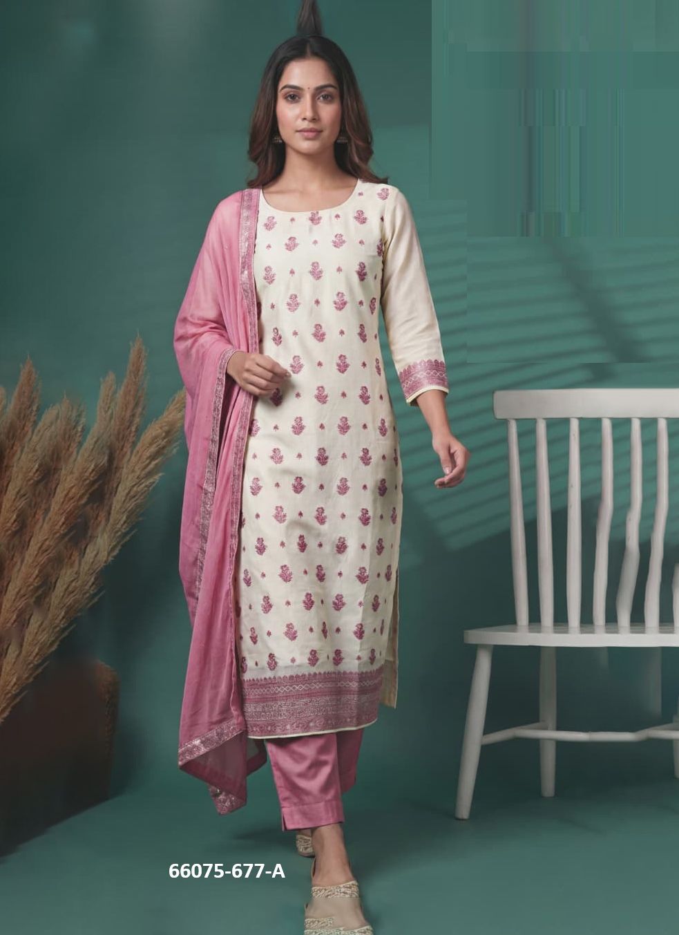 CHHAVI 3 - Catalog # 66075 (Set of 4 Readymade Salwar Suits) CHHAVI 3 - Catalog # 66075 (Set of 4 Readymade Salwar Suits)
