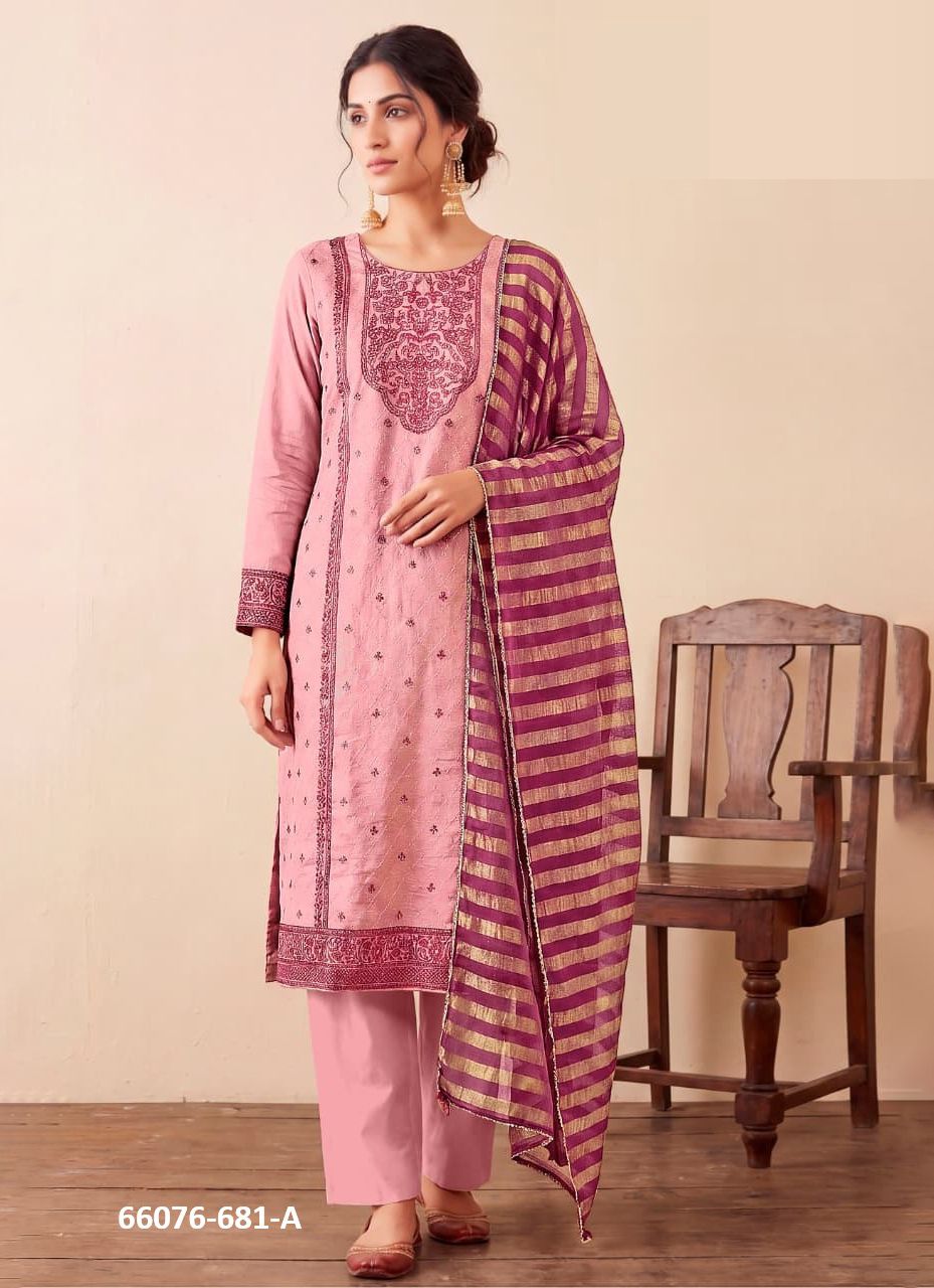 CRISPY - Catalog # 66076 (Set of 4 Readymade Salwar Suits) CRISPY - Catalog # 66076 (Set of 4 Readymade Salwar Suits)