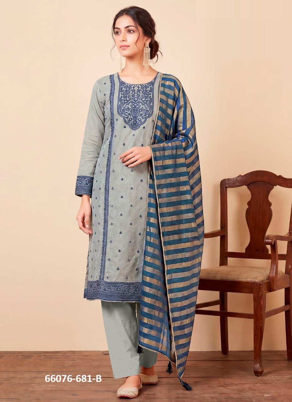 CRISPY - Catalog # 66076 (Set of 4 Readymade Salwar Suits) CRISPY - Catalog # 66076 (Set of 4 Readymade Salwar Suits)