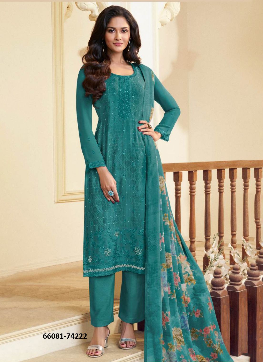 ROYAL CREPE 48 - Catalog # 66081 (Set of 8 Readymade Salwar Suits) ROYAL CREPE 48 - Catalog # 66081 (Set of 8 Readymade Salwar Suits)