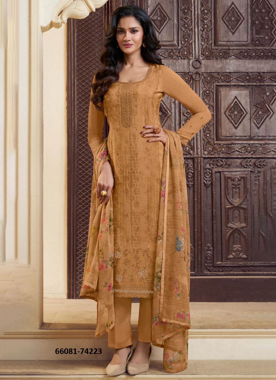 ROYAL CREPE 48 - Catalog # 66081 (Set of 8 Readymade Salwar Suits) ROYAL CREPE 48 - Catalog # 66081 (Set of 8 Readymade Salwar Suits)