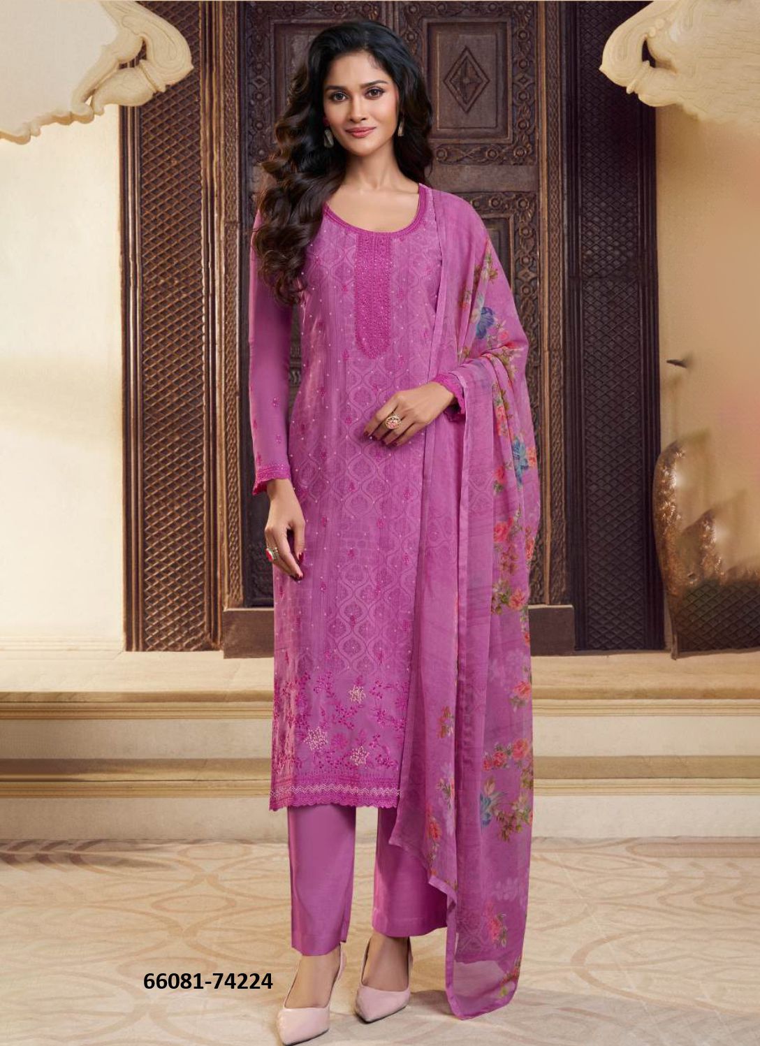 ROYAL CREPE 48 - Catalog # 66081 (Set of 8 Readymade Salwar Suits) ROYAL CREPE 48 - Catalog # 66081 (Set of 8 Readymade Salwar Suits)