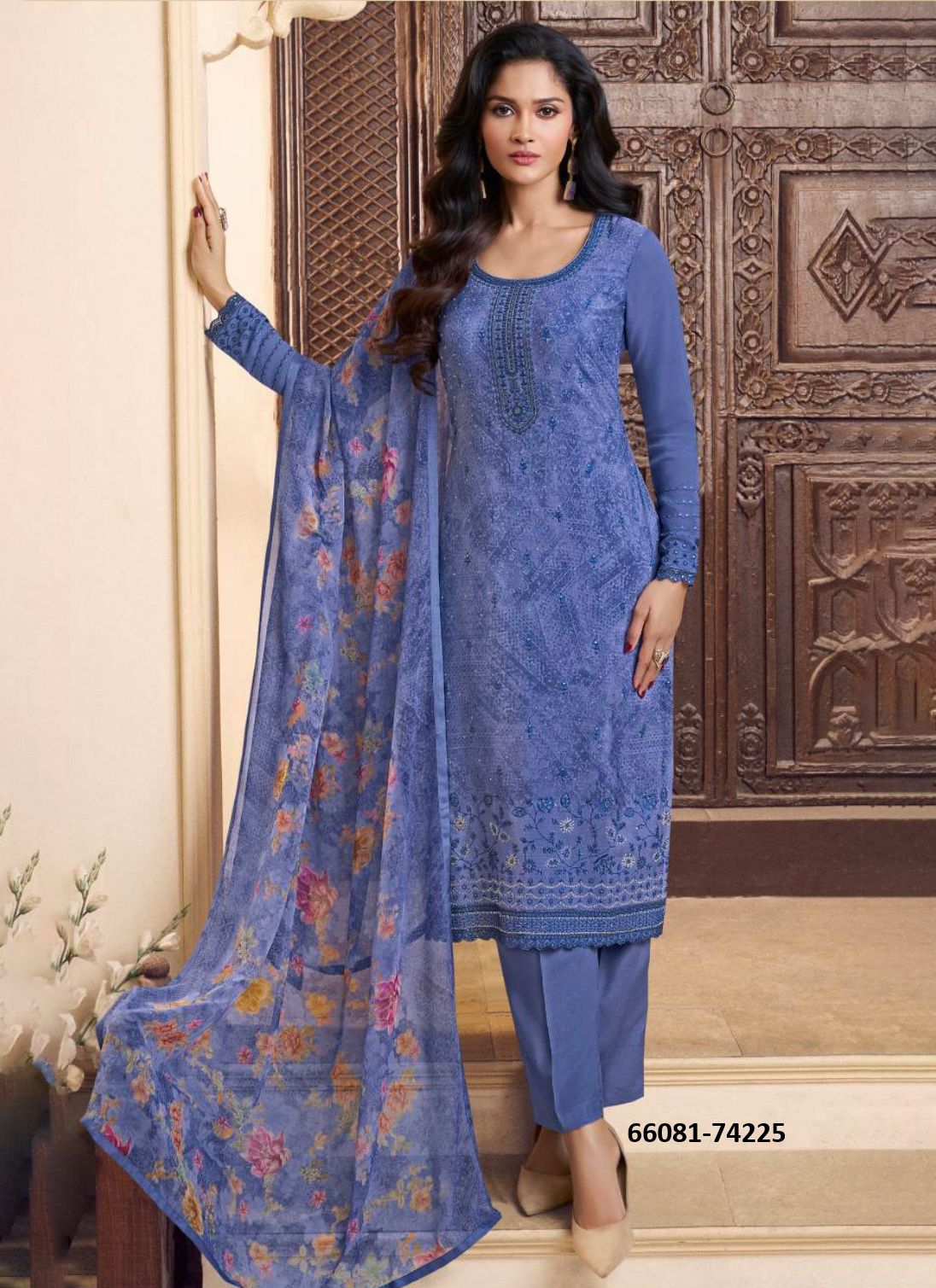 ROYAL CREPE 48 - Catalog # 66081 (Set of 8 Readymade Salwar Suits) ROYAL CREPE 48 - Catalog # 66081 (Set of 8 Readymade Salwar Suits)