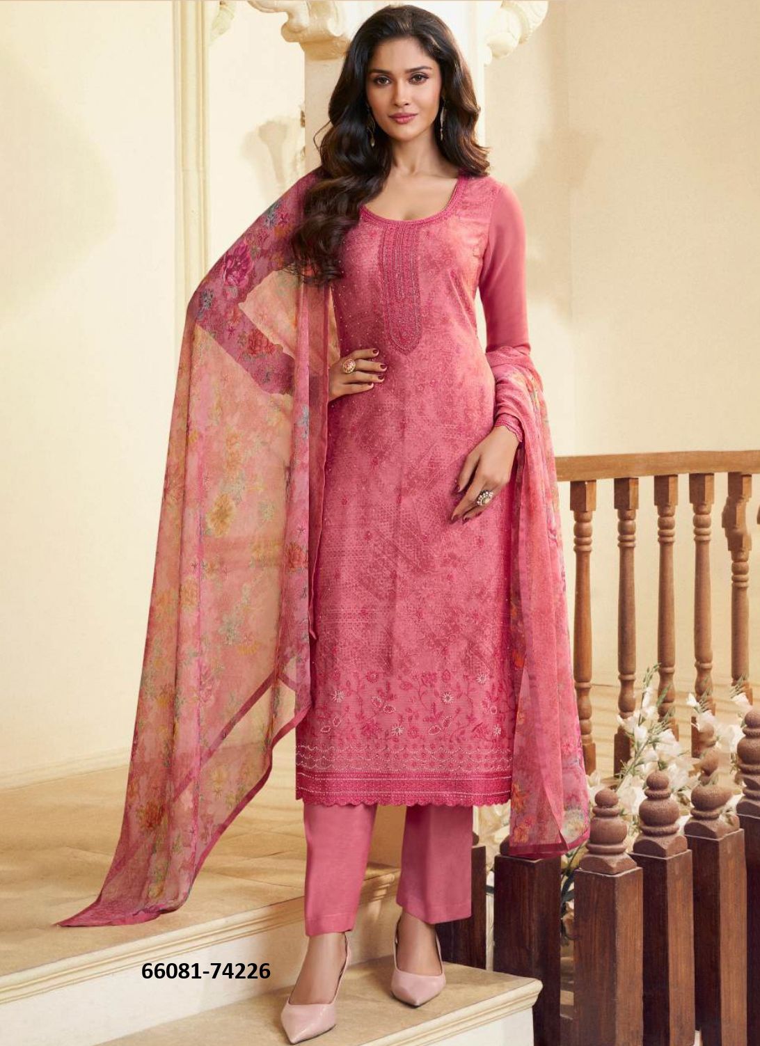 ROYAL CREPE 48 - Catalog # 66081 (Set of 8 Readymade Salwar Suits) ROYAL CREPE 48 - Catalog # 66081 (Set of 8 Readymade Salwar Suits)