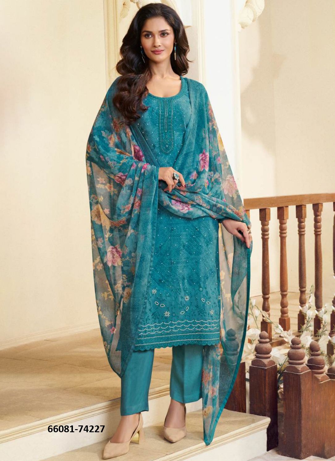 ROYAL CREPE 48 - Catalog # 66081 (Set of 8 Readymade Salwar Suits) ROYAL CREPE 48 - Catalog # 66081 (Set of 8 Readymade Salwar Suits)