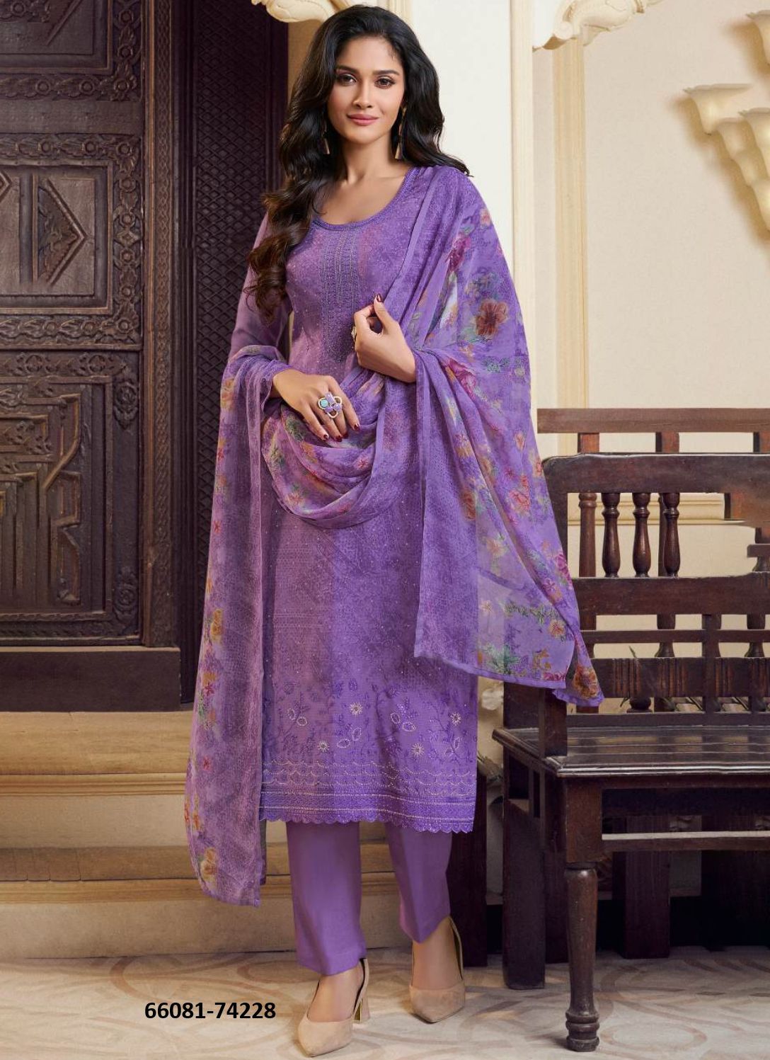 ROYAL CREPE 48 - Catalog # 66081 (Set of 8 Readymade Salwar Suits) ROYAL CREPE 48 - Catalog # 66081 (Set of 8 Readymade Salwar Suits)