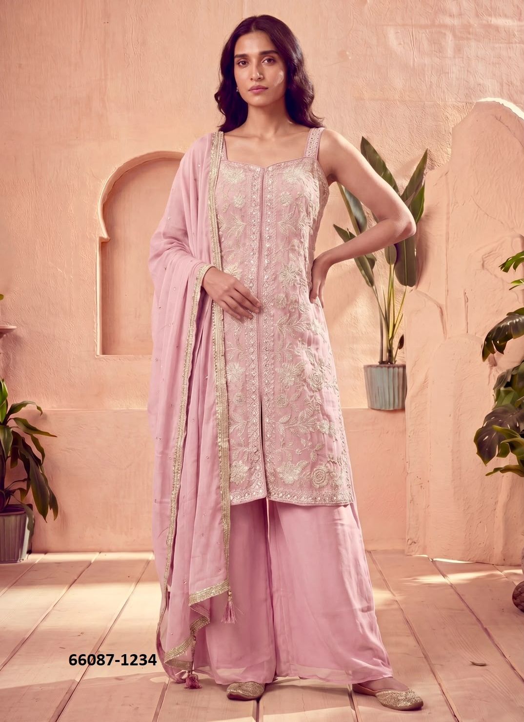 PARTY COLLECTION - Catalog # 66087 (Set of 3 Readymade Salwar Suits) PARTY COLLECTION - Catalog # 66087 (Set of 3 Readymade Salwar Suits)