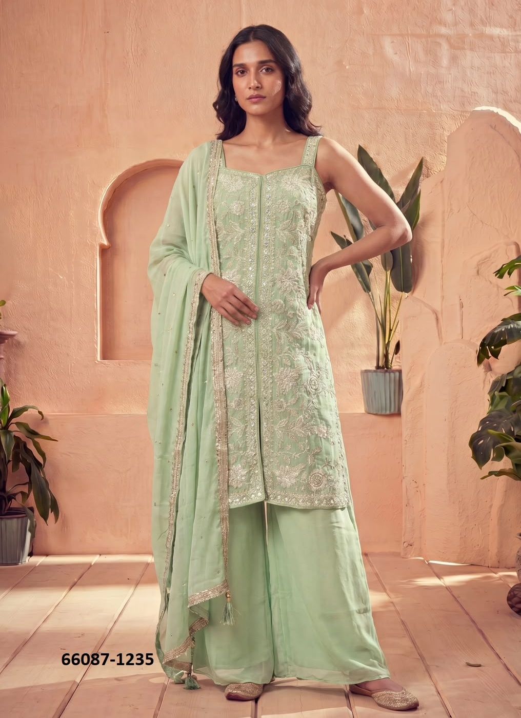 PARTY COLLECTION - Catalog # 66087 (Set of 3 Readymade Salwar Suits) PARTY COLLECTION - Catalog # 66087 (Set of 3 Readymade Salwar Suits)
