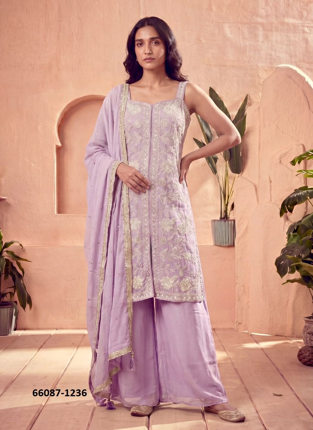 PARTY COLLECTION - Catalog # 66087 (Set of 3 Readymade Salwar Suits) PARTY COLLECTION - Catalog # 66087 (Set of 3 Readymade Salwar Suits)