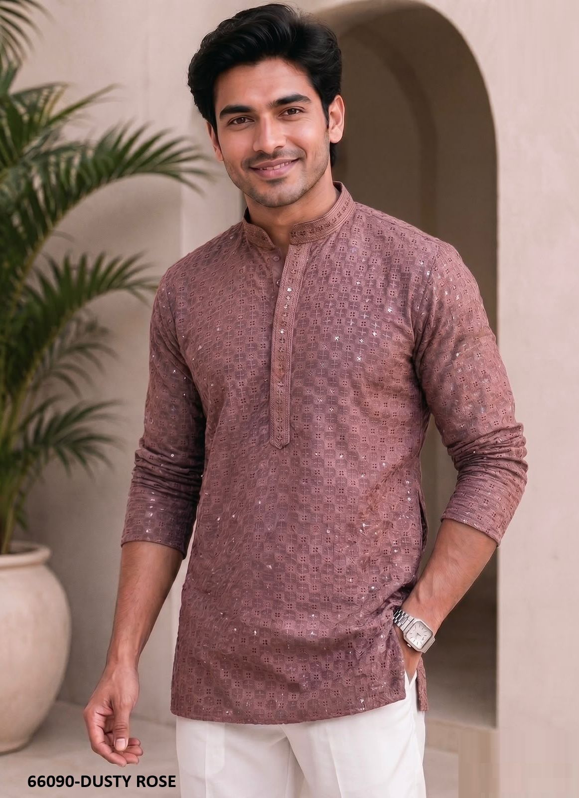 CHIKANKARI 2 - Catalog # 66090 (Set of 6 Men's Ethnic Wear) CHIKANKARI 2 - Catalog # 66090 (Set of 6 Men's Ethnic Wear)