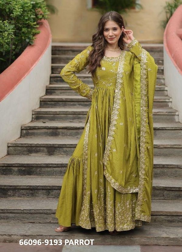 SERIES 9193 - Catalog # 66096 (Set of 3 Readymade Salwar Suits) SERIES 9193 - Catalog # 66096 (Set of 3 Readymade Salwar Suits)
