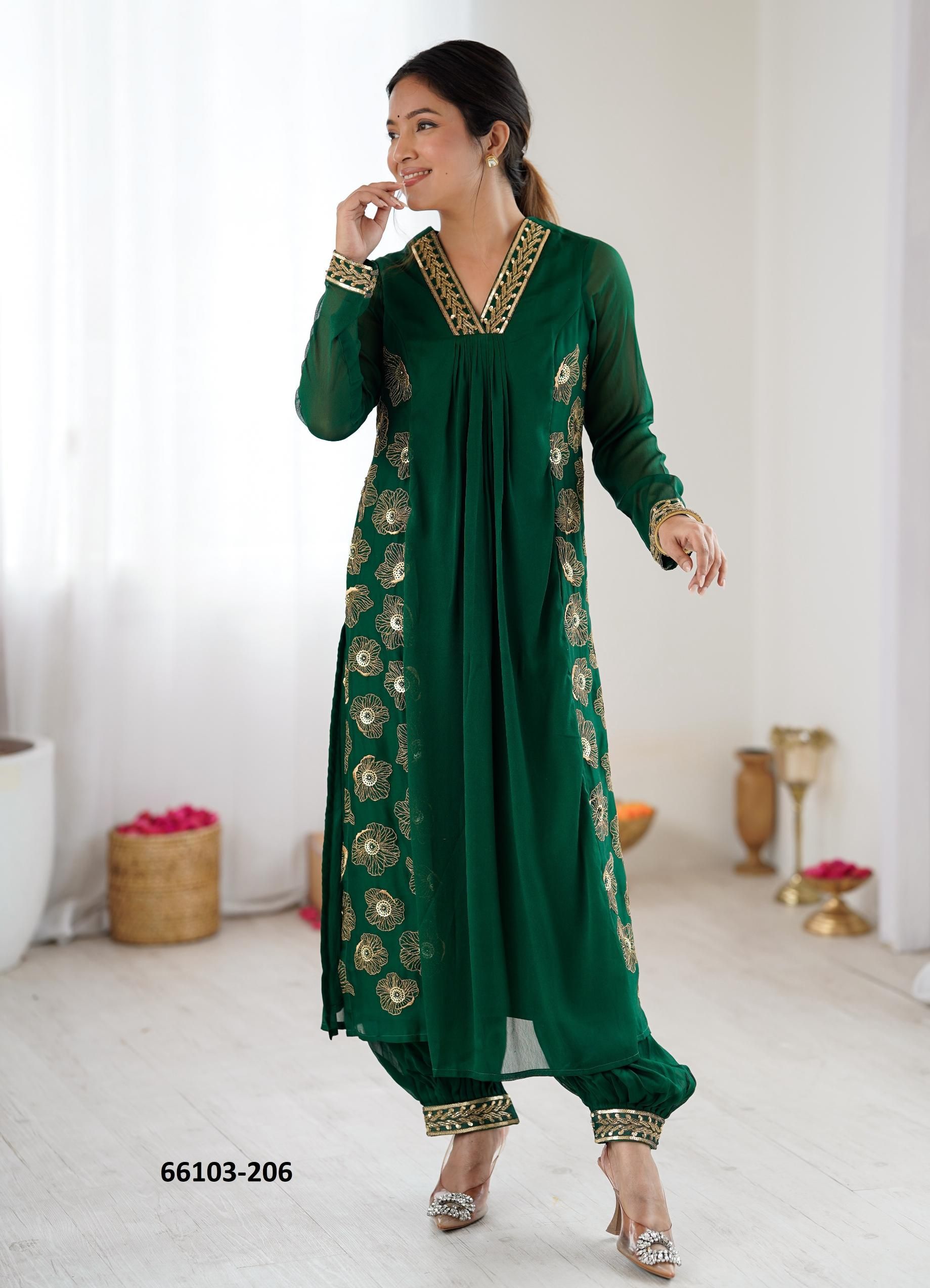SUMMER BLISS X ARTI CHAUHAN - Catalog # 66103 (Set of 6 Indo-Western Outfits) SUMMER BLISS X ARTI CHAUHAN - Catalog # 66103 (Set of 6 Indo-Western Outfits)
