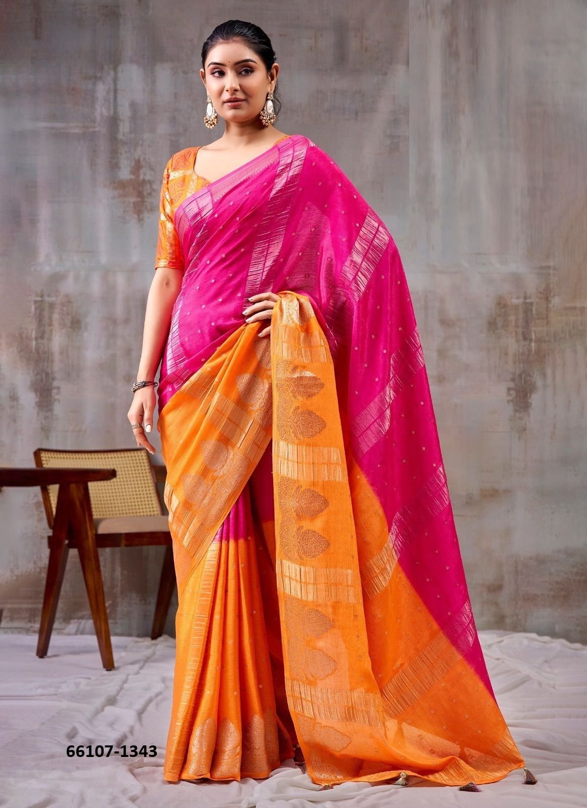 RACHIL - Catalog # 66107 (Set of 8 Sarees) RACHIL - Catalog # 66107 (Set of 8 Sarees)
