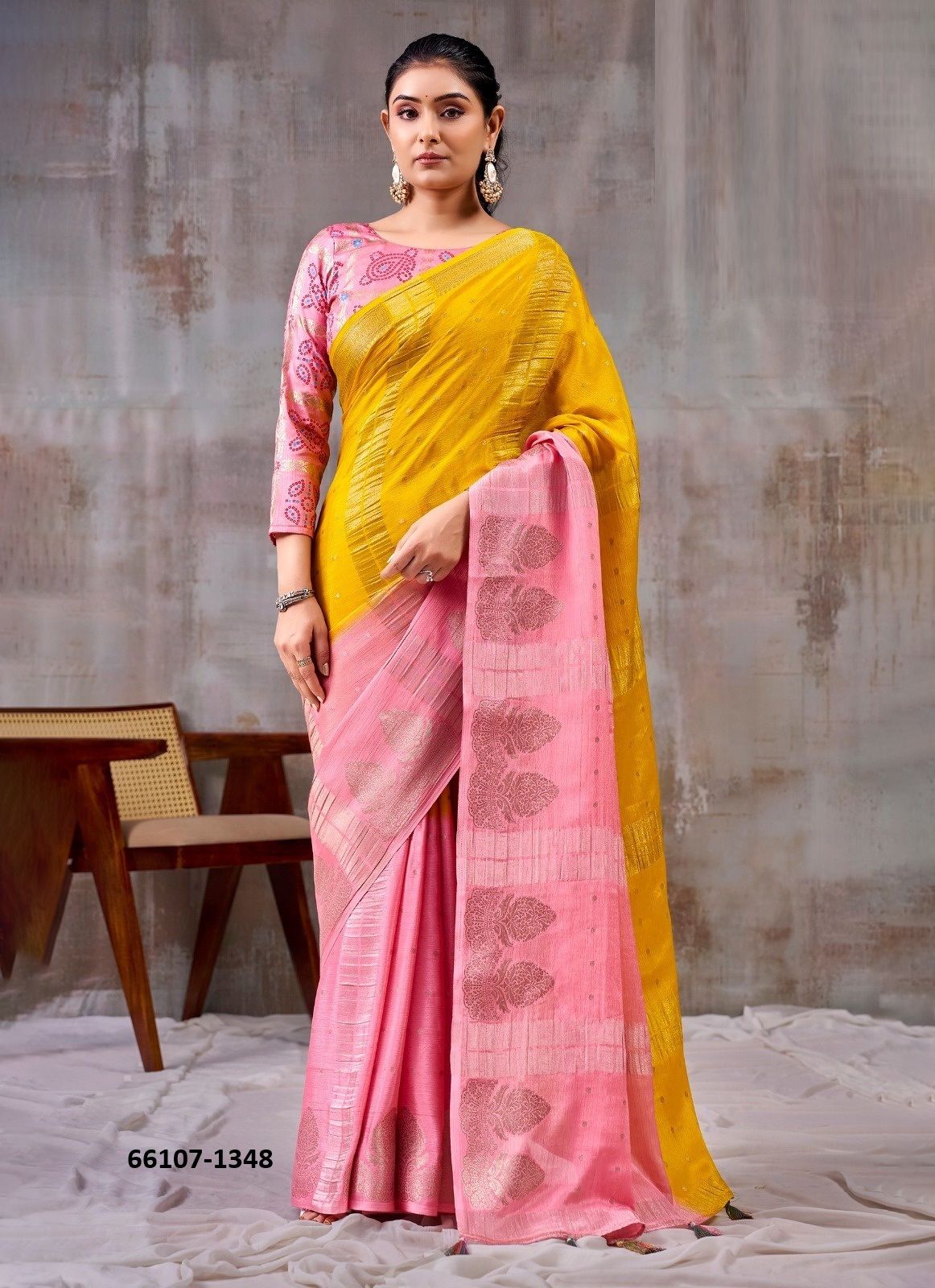 RACHIL - Catalog # 66107 (Set of 8 Sarees) RACHIL - Catalog # 66107 (Set of 8 Sarees)